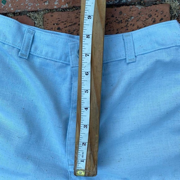 Vintage 1970's Ms Lee Union Made in the USA blue flare pants - Picture 7 of 8